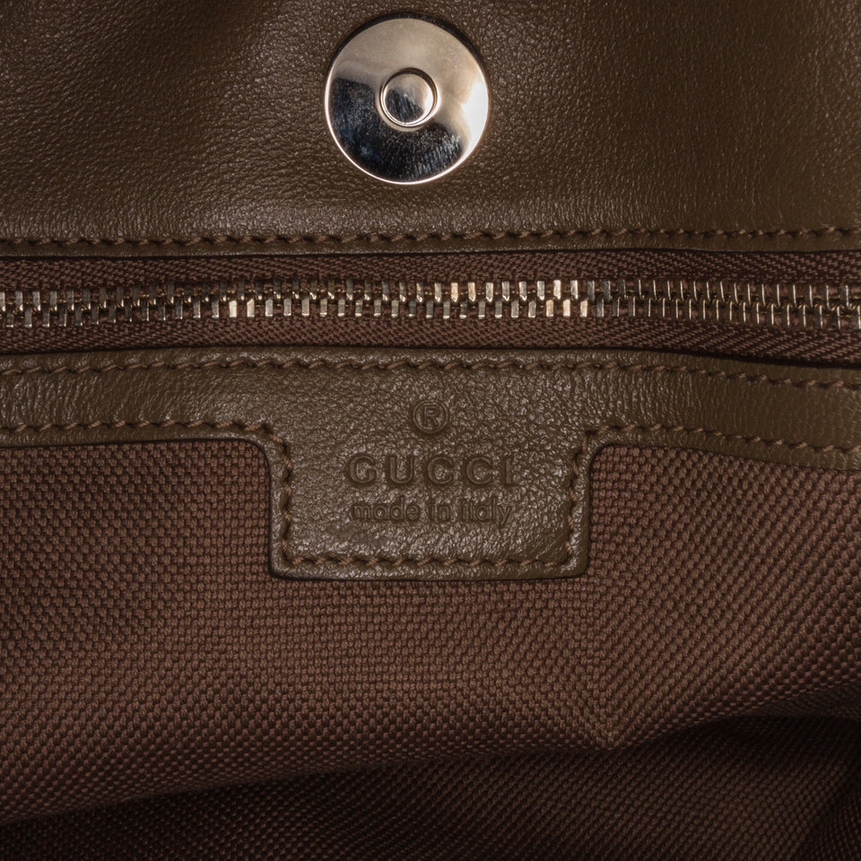 Gucci Blondie Handbag Brown Leather