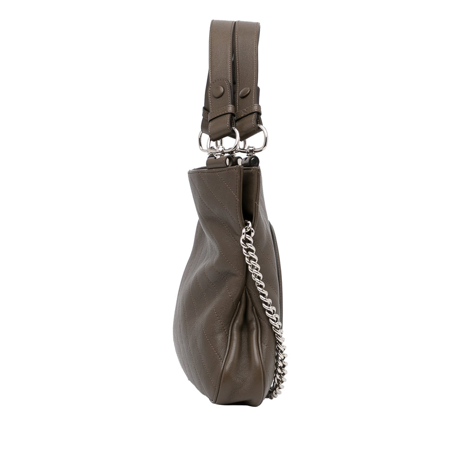 Gucci Blondie Handbag Brown Leather