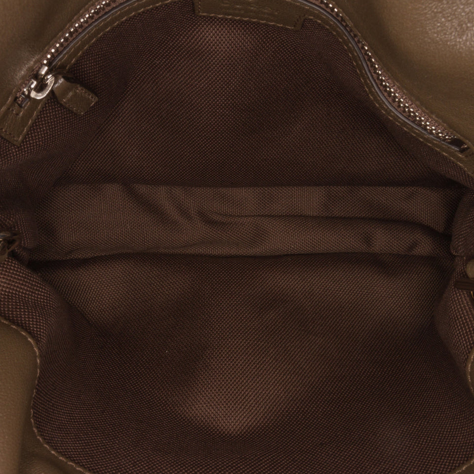 Gucci Blondie Handbag Brown Leather