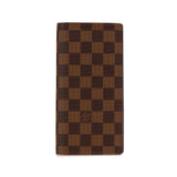 Brown Louis Vuitton Damier Ebene Brazza Wallet