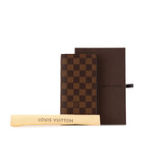 Brown Louis Vuitton Damier Ebene Brazza Wallet