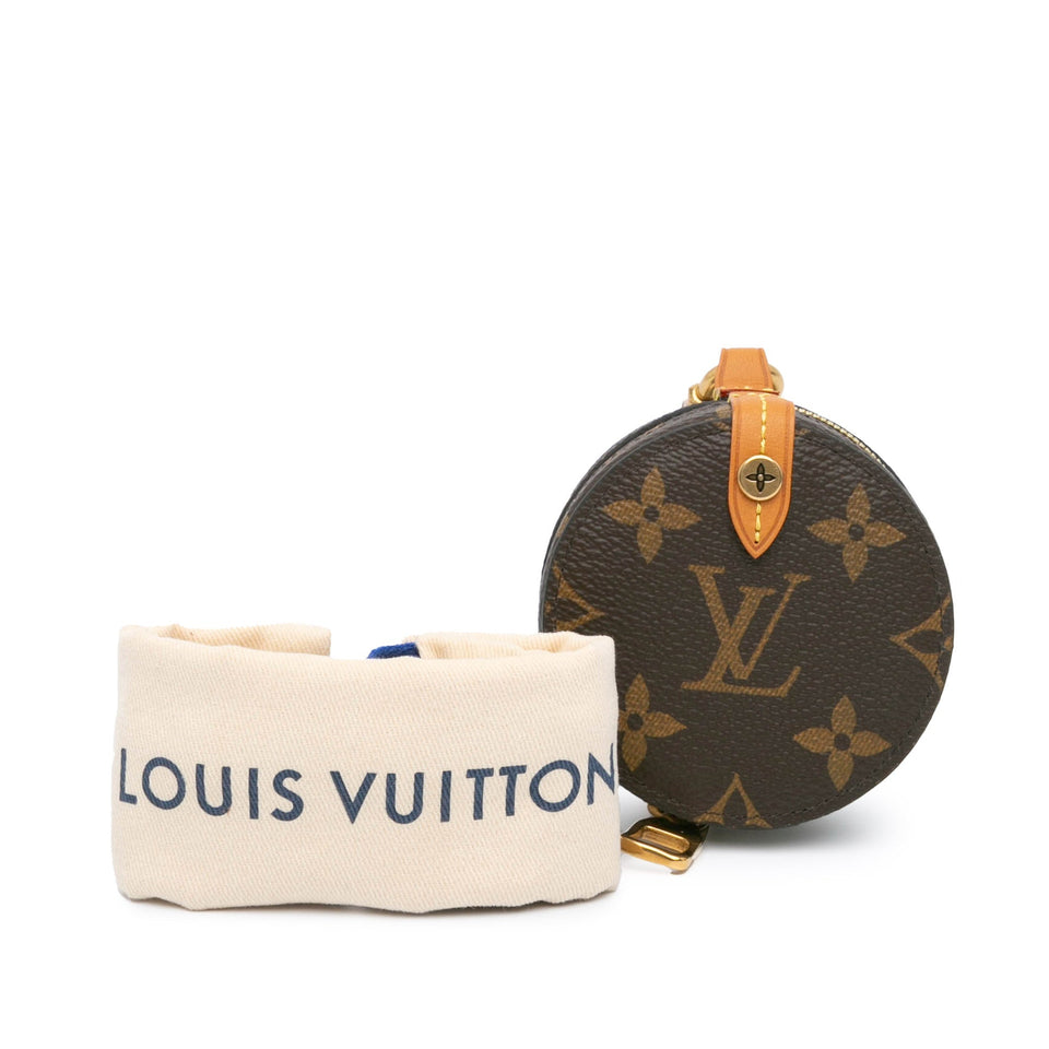 Brown Louis Vuitton Monogram Legacy Round Coin Pouch