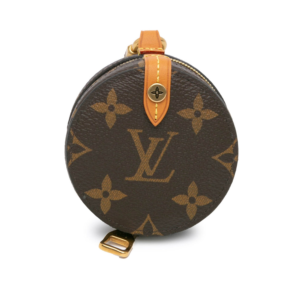 Brown Louis Vuitton Monogram Legacy Round Coin Pouch