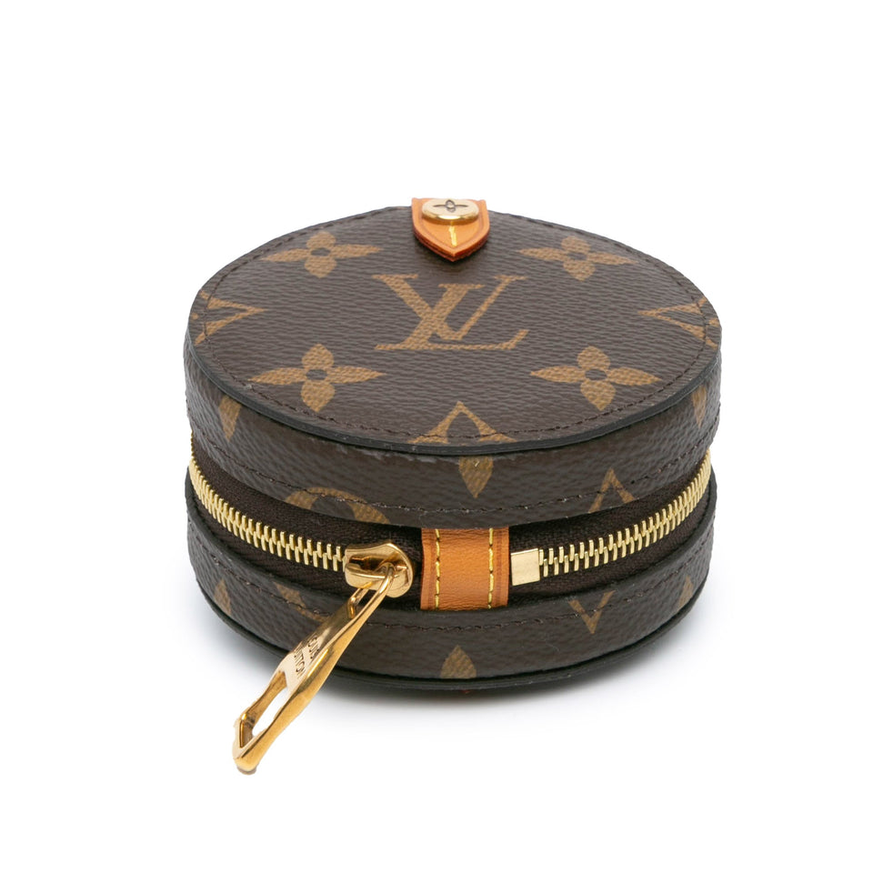 Brown Louis Vuitton Monogram Legacy Round Coin Pouch