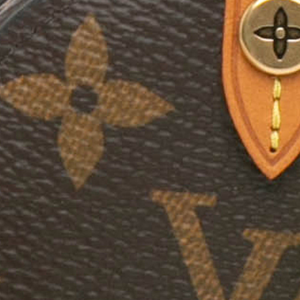 Brown Louis Vuitton Monogram Legacy Round Coin Pouch