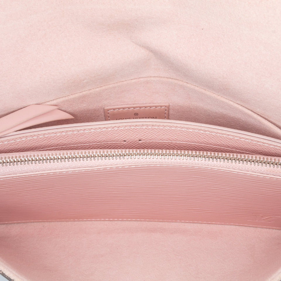 Pink Louis Vuitton Epi Pochette Felicie Crossbody Bag