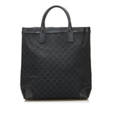 Gucci Tote Bag Black GG Canvas
