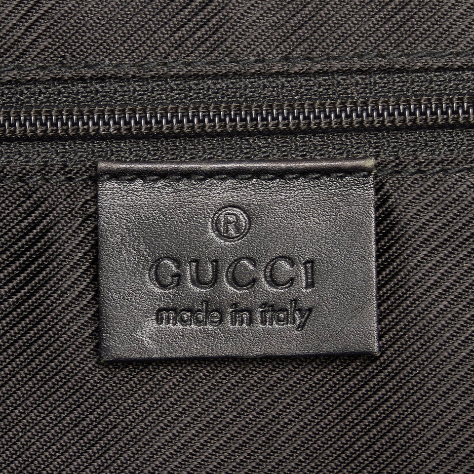Gucci Tote Bag Black GG Canvas