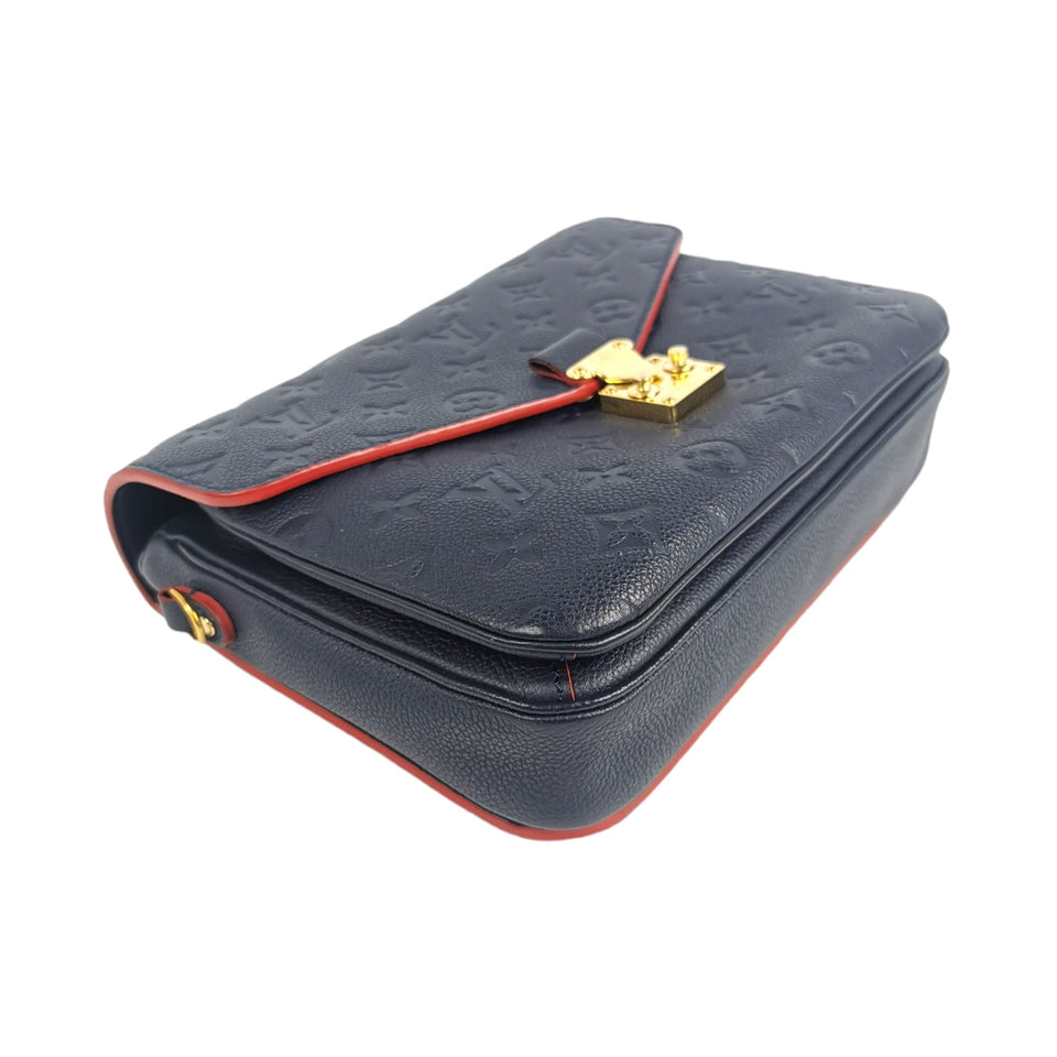 Louis Vuitton Pochette Métis Marine Rouge Monogram Empreinte