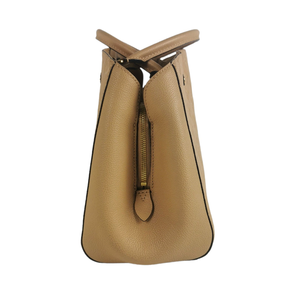 Louis Vuitton Montaigne Beige Monogram Empreinte
