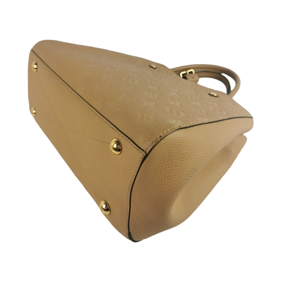 Louis Vuitton Montaigne Beige Monogram Empreinte