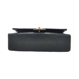 Chanel Classic Double Flap Medium Black Lambskin Gold