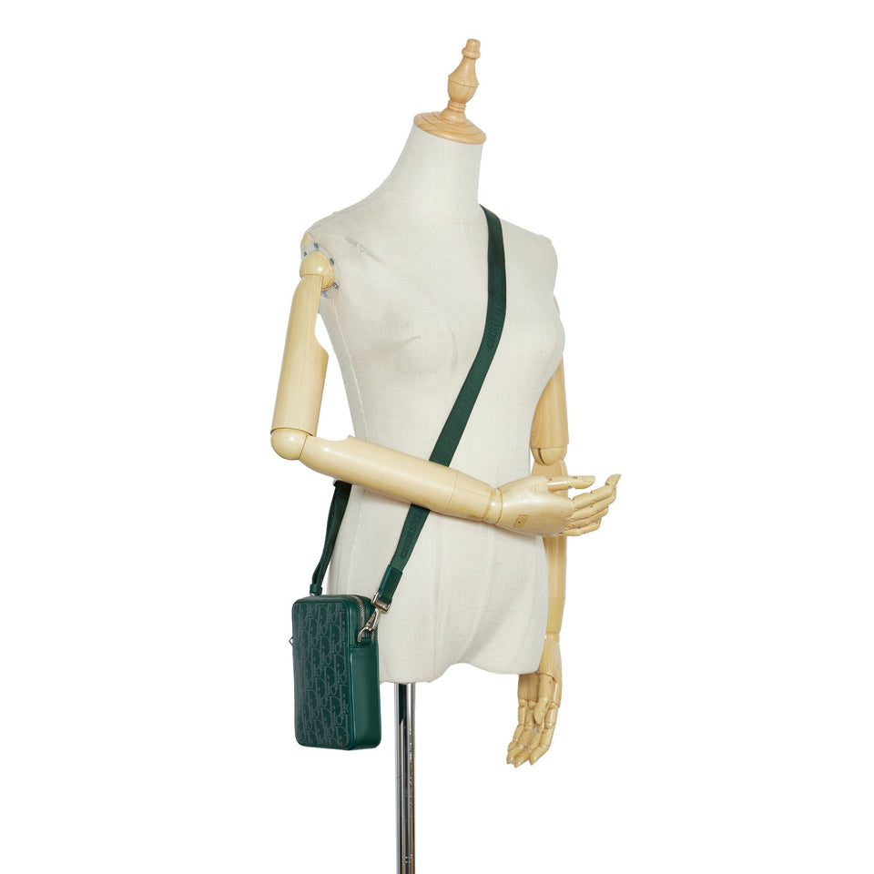 Dior World Tour Green Oblique Canvas