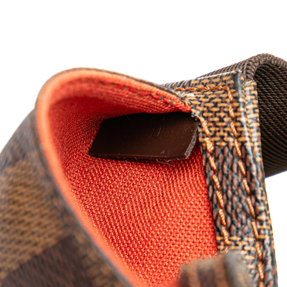 Brown Louis Vuitton Damier Ebene Geronimos Crossbody Bag