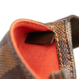 Brown Louis Vuitton Damier Ebene Geronimos Crossbody Bag