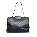 Chanel Supermodel Weekender XL Black Lambskin Gold