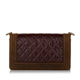 Chanel Boy Flap Brown Lambskin Gold
