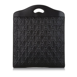 Gucci Morpheus Handbag Black Embroidered Leather