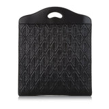 Gucci Morpheus Handbag Black Embroidered Leather