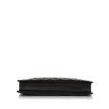 Gucci Morpheus Handbag Black Embroidered Leather