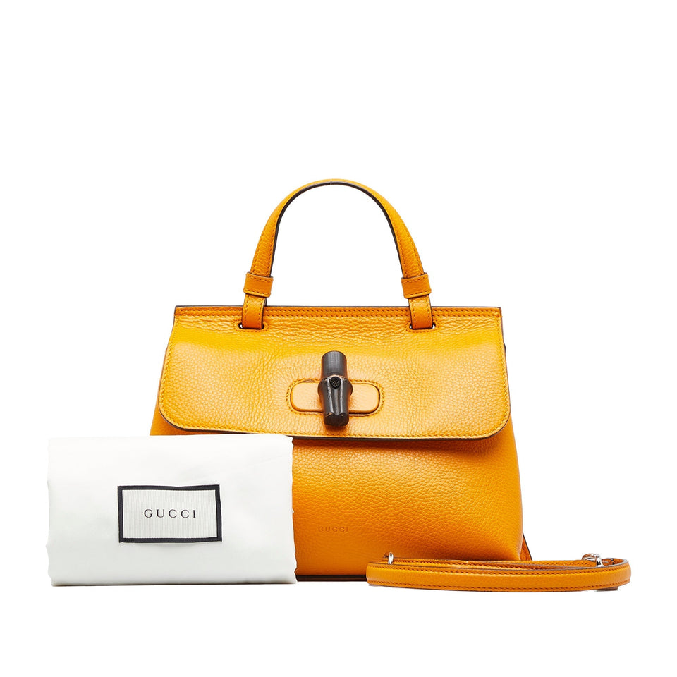 GUCCI Medium Bamboo Daily Satchel