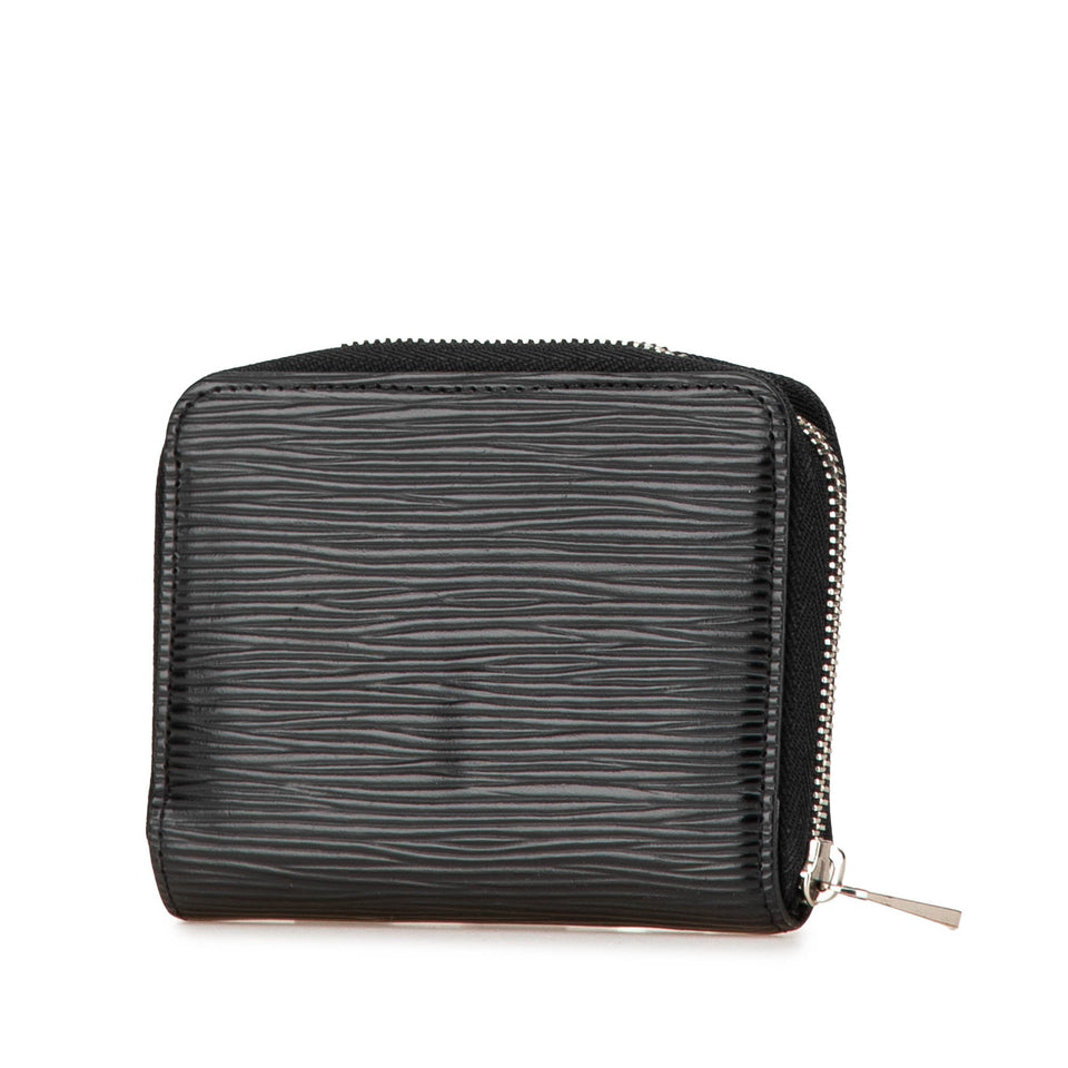 Black Louis Vuitton Epi Zippy Coin Purse
