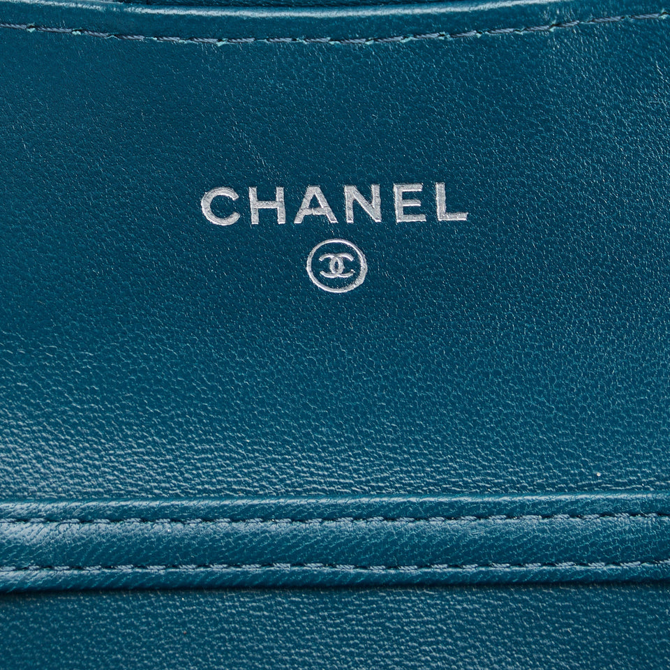 CHANEL Classic Compact Wallet On Chain Crossbody Bag