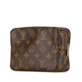 Brown Louis Vuitton Monogram Trousse Toilette 18 Pouch