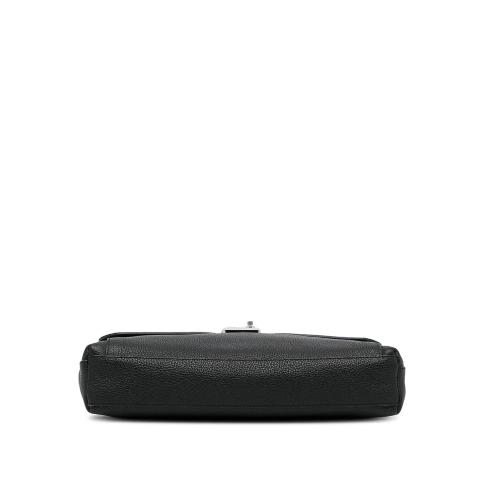 Black Louis Vuitton Taurillon Serviette Dorian Briefcase Business Bag