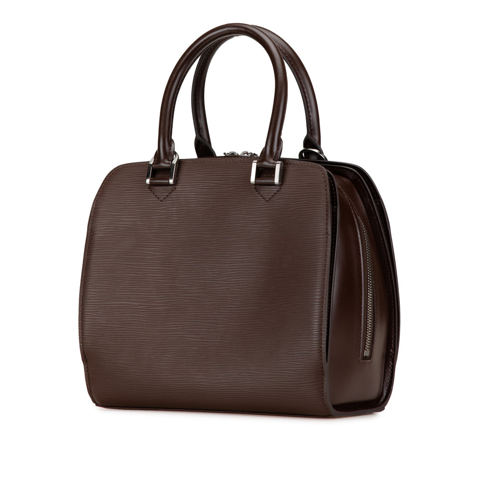 Brown Louis Vuitton Epi Pont Neuf Handbag