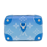 Blue Louis Vuitton Monogram Cloud Soft Trunk Necklace Wallet