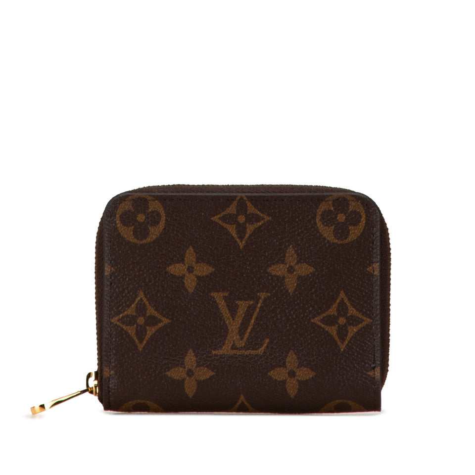 Brown Louis Vuitton Monogram Zippy Coin Purse