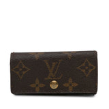 Brown Louis Vuitton Monogram 4 Key Holder