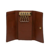 Brown Louis Vuitton Monogram 4 Key Holder
