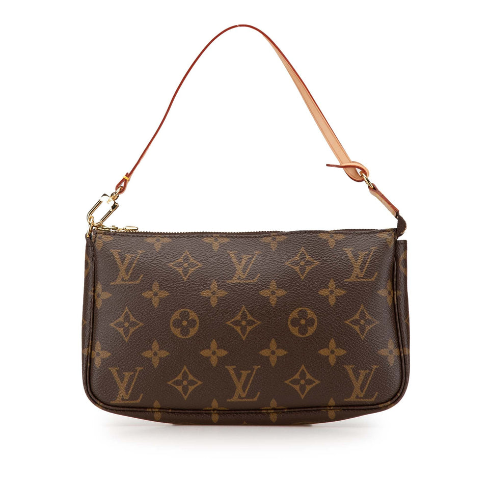 Brown Louis Vuitton Monogram Pochette Accessoires Shoulder Bag