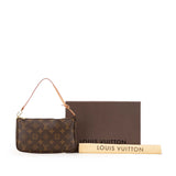 Brown Louis Vuitton Monogram Pochette Accessoires Shoulder Bag