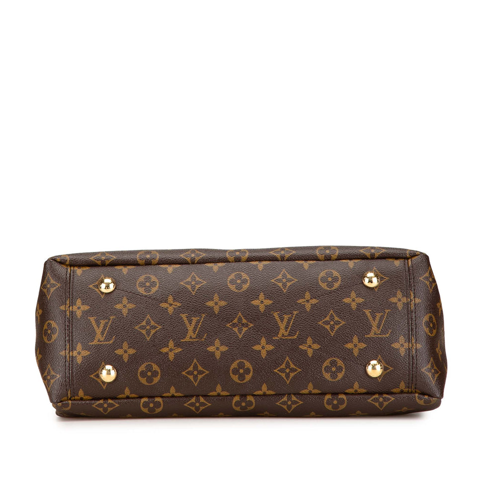 Brown Louis Vuitton Monogram Pallas MM Satchel