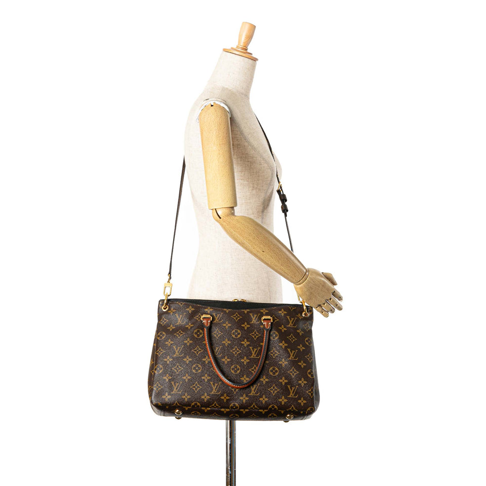 Brown Louis Vuitton Monogram Pallas MM Satchel