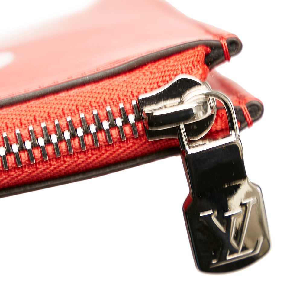 Louis Vuitton X Supreme Pochette Jour GM Red Epi