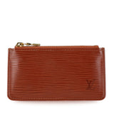 Brown Louis Vuitton Epi Pochette Cles Coin Pouch