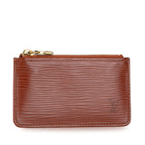 Brown Louis Vuitton Epi Pochette Cles Coin Pouch