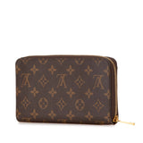 Brown Louis Vuitton Monogram Zippy Organizer Wallet