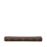 Brown Louis Vuitton Monogram Zippy Organizer Wallet