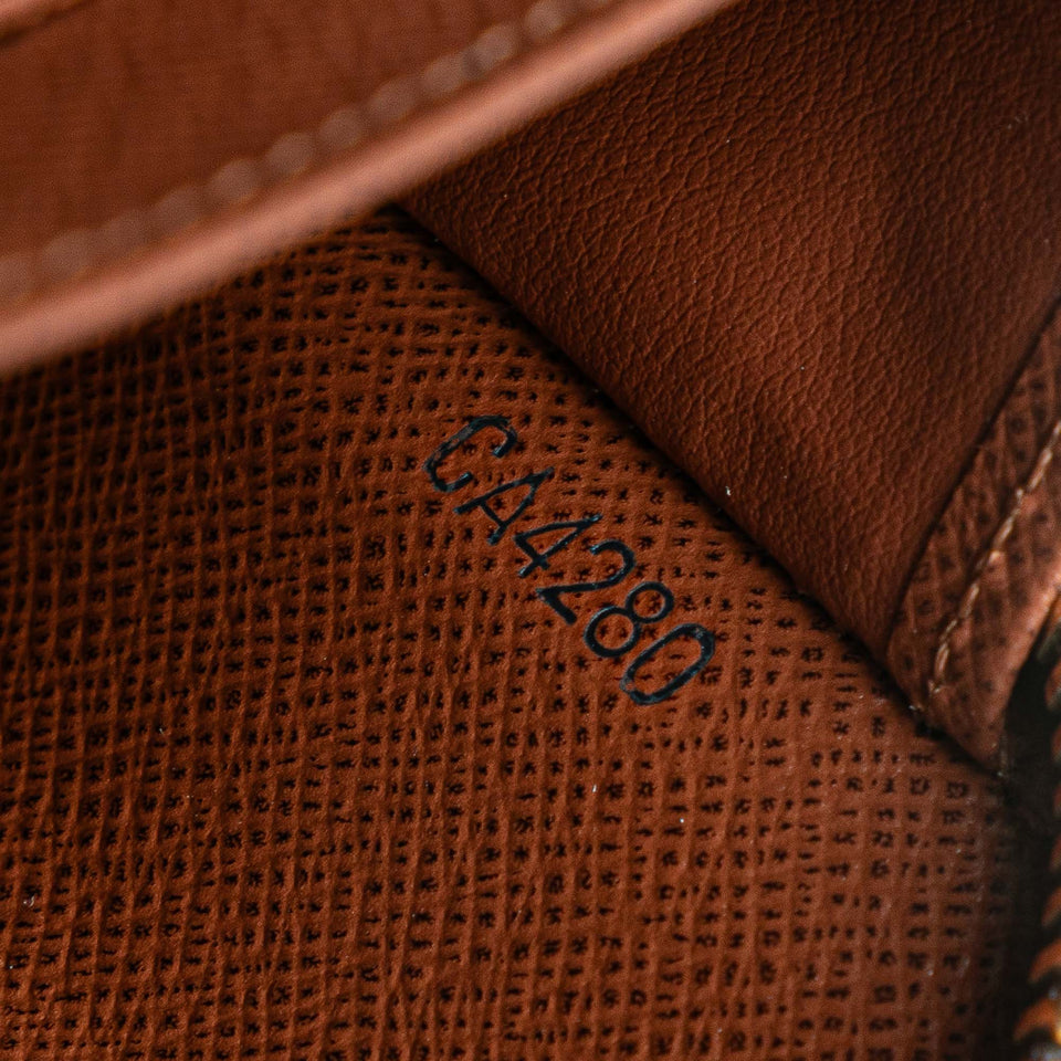 Brown Louis Vuitton Monogram Zippy Organizer Wallet
