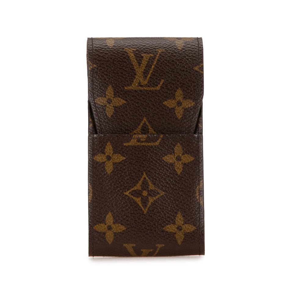 Brown Louis Vuitton Monogram Etui Cigarette Case