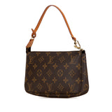 Brown Louis Vuitton Monogram Pochette Accessoires Shoulder Bag