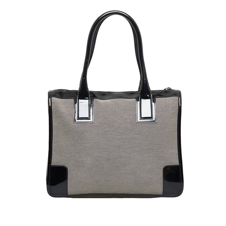 Gucci Handbag Grey Canvas