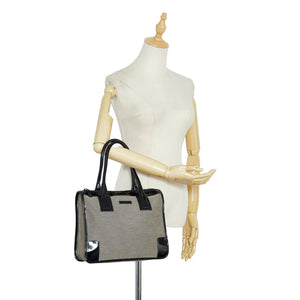 Gucci Handbag Grey Canvas