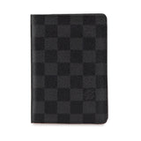 Black Louis Vuitton Damier Graphite Passport Cover