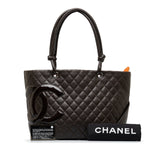 Brown Chanel Large Cambon Ligne Tote